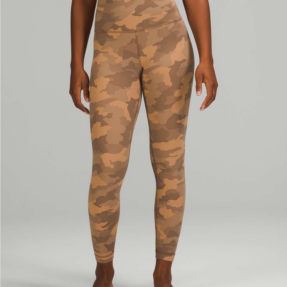 Lululemon Align High-Rise Pant 25” Heritage 365 Camo Beige Multi